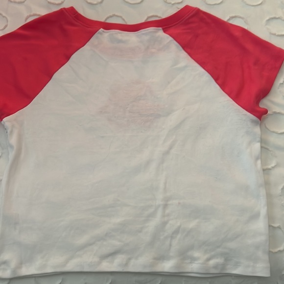 Love Peace & Lazy Days Cropped Tee - Picture 2 of 3